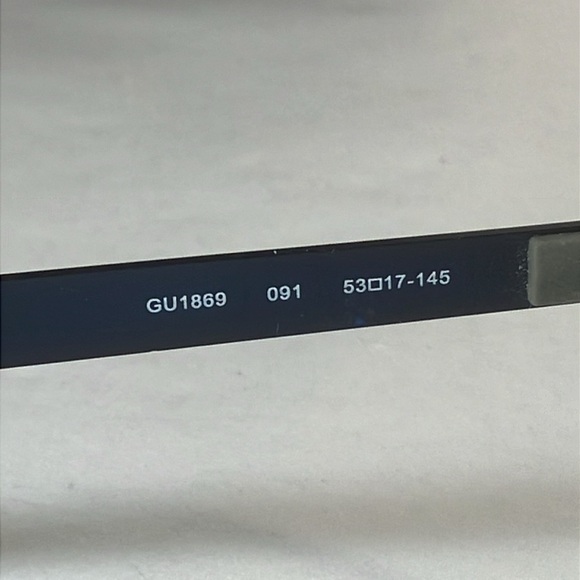 Guess Blue/Black Eyeglass Frames - Picture 3 of 6